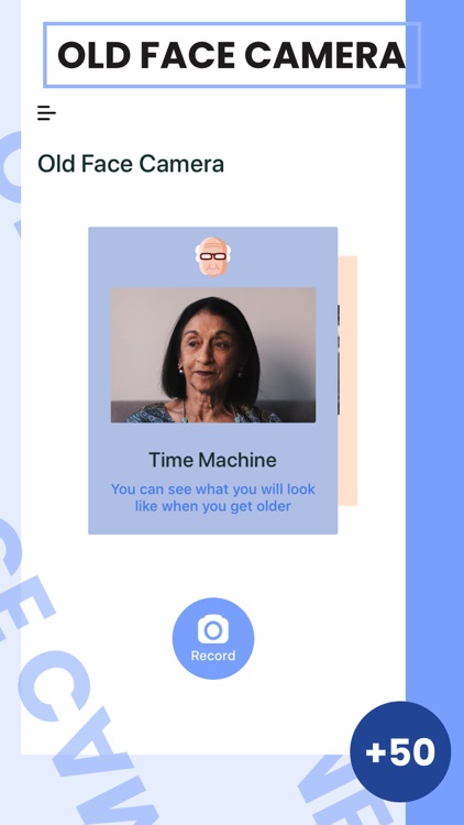 Old Face Camera Aging Changer