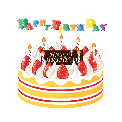 Birthday celebration sticker