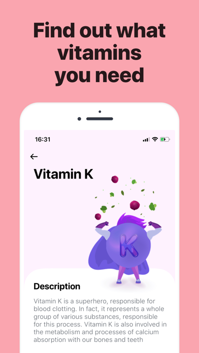 Сare of vitamins: healthcheck screenshot 2