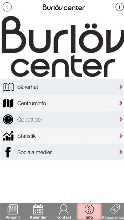 Burlöv Center Internapp