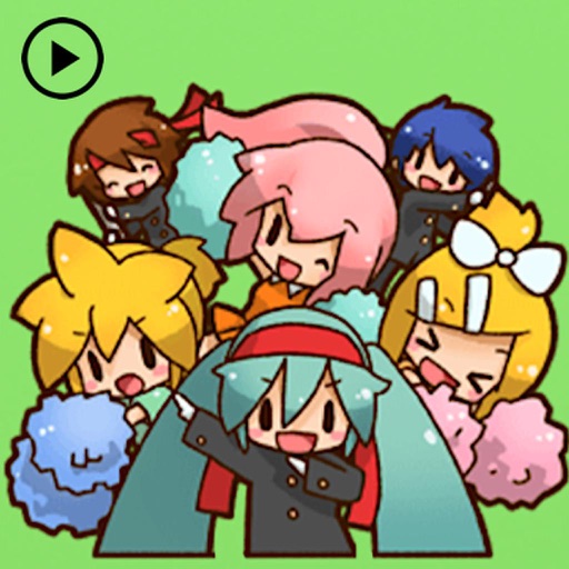 Animated Miku Gang Sticker Icon