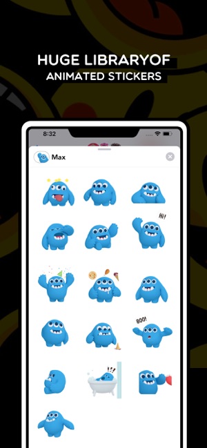 Big Max 3D Animated Stickers(圖2)-速報App