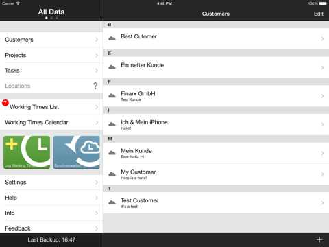 Qlaqs Timesheet HD Premium screenshot 4