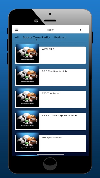 Sports Zone Radio App