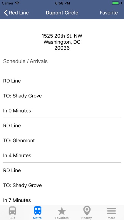 DC Metro & Bus: Navigator Map screenshot-7