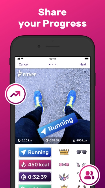 Jogging Tracker Running FITAPP screenshot-4