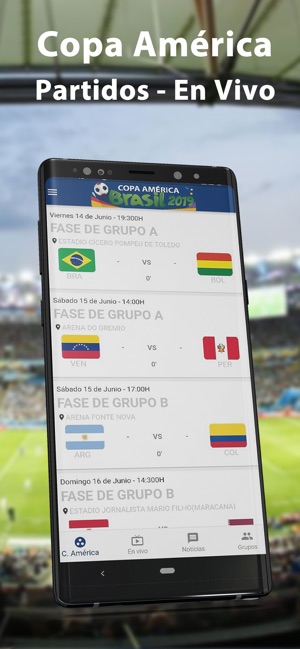 Copa América 2019 en vivo(圖1)-速報App