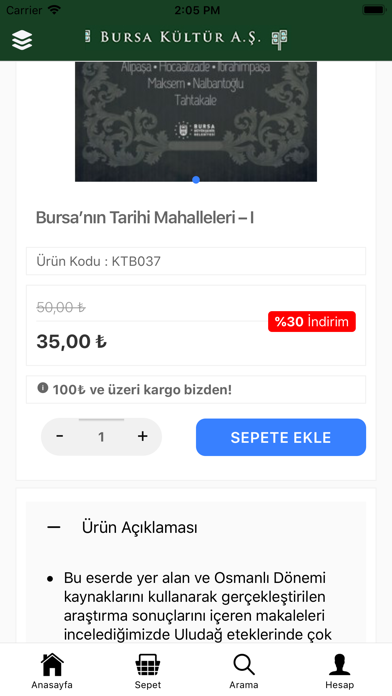 Bursa Kültür Market screenshot 3