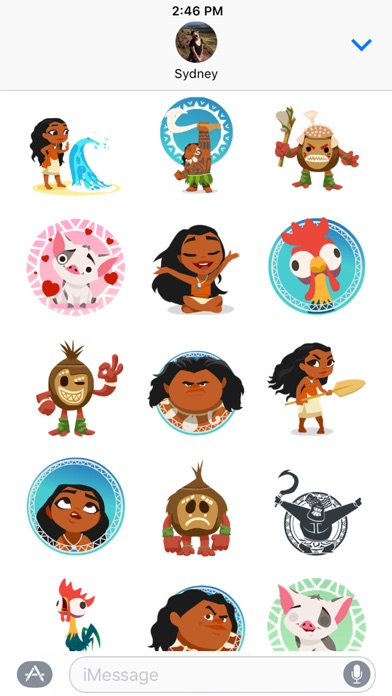 Disney Stickers: Moana