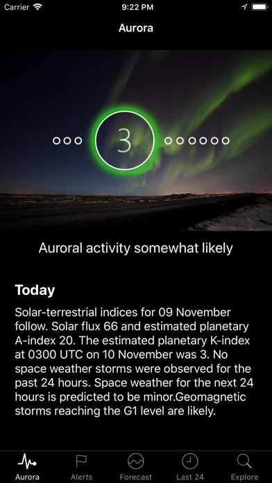 Space Weather App screenshot 1