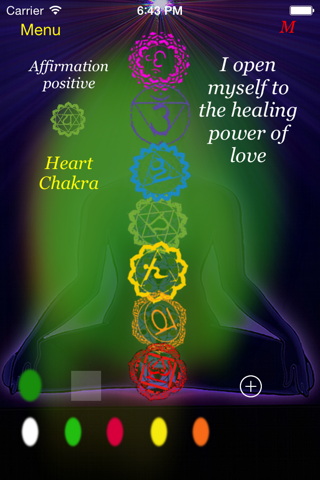 Chakra aura vision screenshot 2