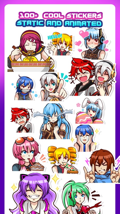 Tokyo Anime Emojis Sticker