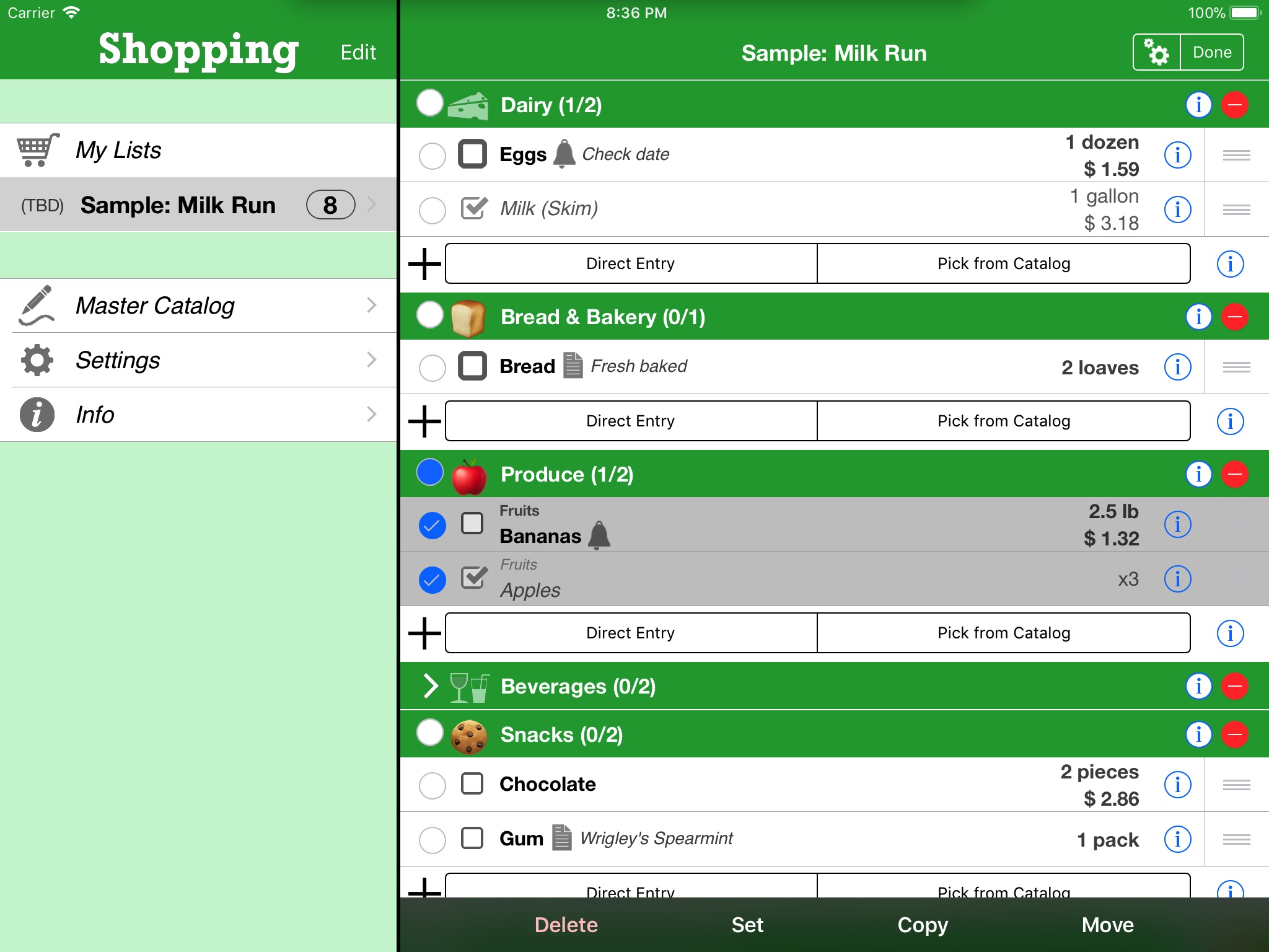 Shopping (Grocery List) screenshot 3