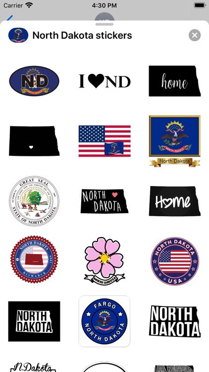 North Dakota - USA stickers