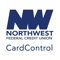 Northwest Federal CardControl puts you in control of your debit and credit card usage