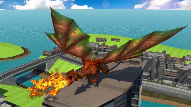 Flying Dragon Clash Simulation screenshot-3