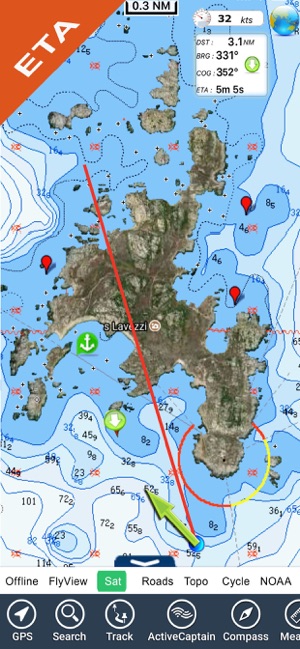 Mediterranean Sea HD GPS Chart(圖3)-速報App