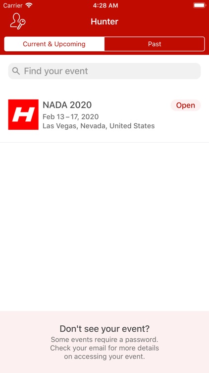 Hunter Engineering Event App