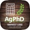 The Ag PhD Harvest Loss Calculator helps you determine how much of your crop you are leaving in the field after harvest