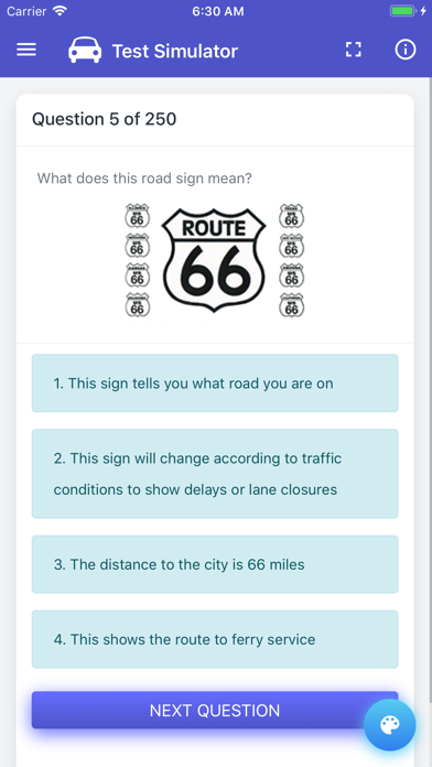 Kansas DMV Permit Test screenshot 2