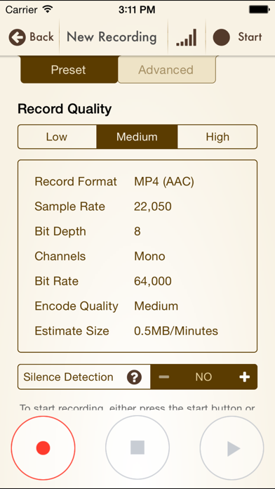 Voice Record Pro 7 Full screenshot1