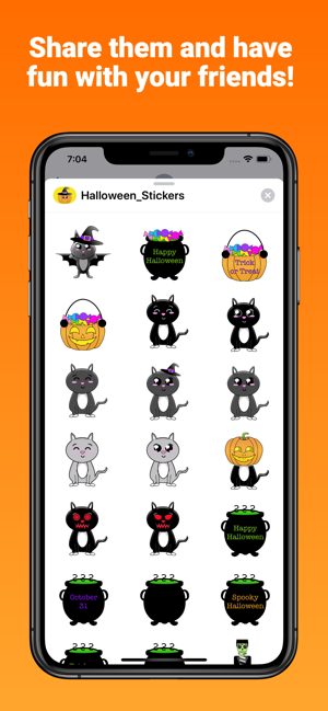 Halloween Sticker Treats Emoji(圖3)-速報App