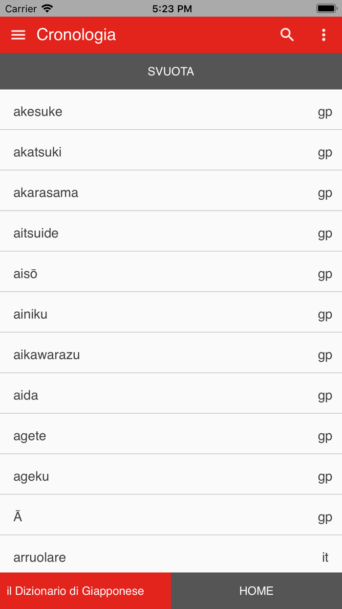 Il Dizionario di Giapponese