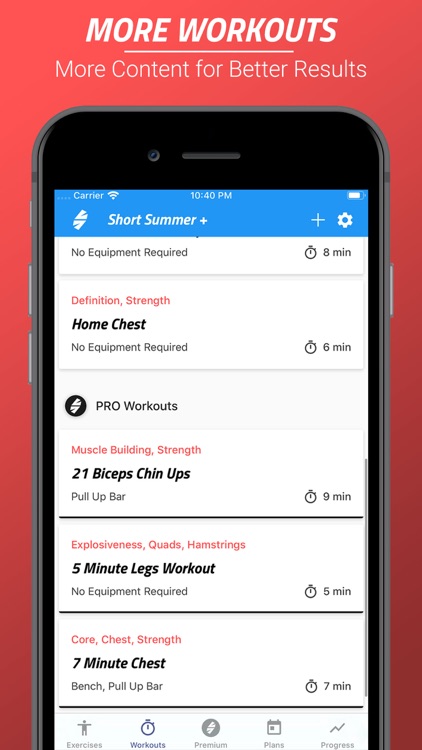 Spartan Short Summer Workouts