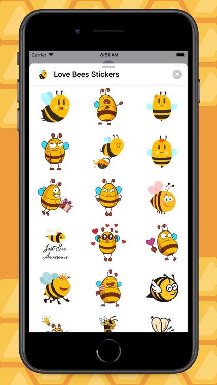 Love Bees Stickers