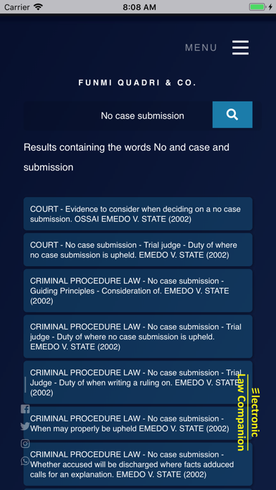 Law Companion Express screenshot 2