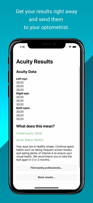 OcularCheck: Acuity Exam(圖4)-速報App