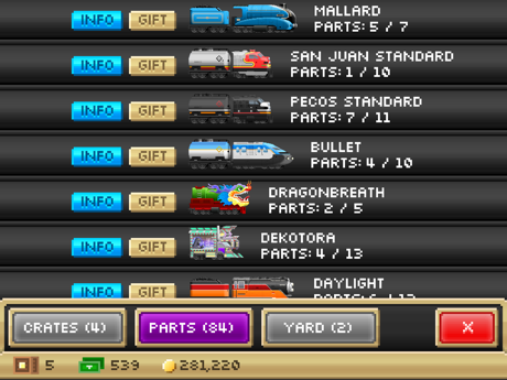 Hacks for Pocket Trains