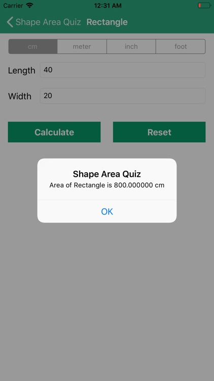 Shape Area Quiz screenshot-4