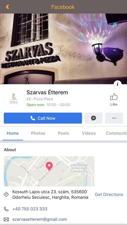 Szarvas Étterem