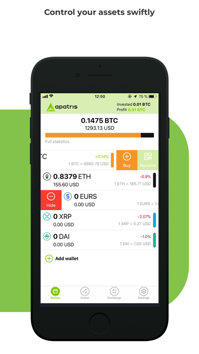 Apatris Mobile Wallet screenshot 2