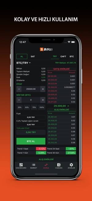 Bitci, Bitcoin&Altcoin Borsası(圖2)-速報App