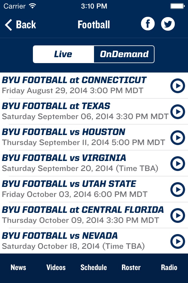 BYU Cougars screenshot 4