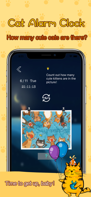 萌貓鬧鐘-可愛風寵物遊戲鬧鐘(圖5)-速報App