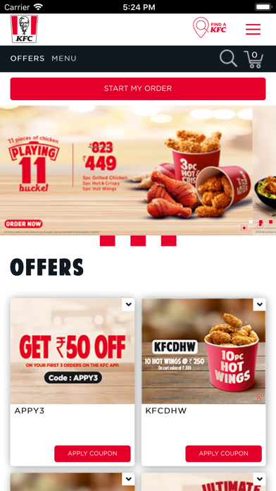 KFC online food orderingのおすすめ画像3