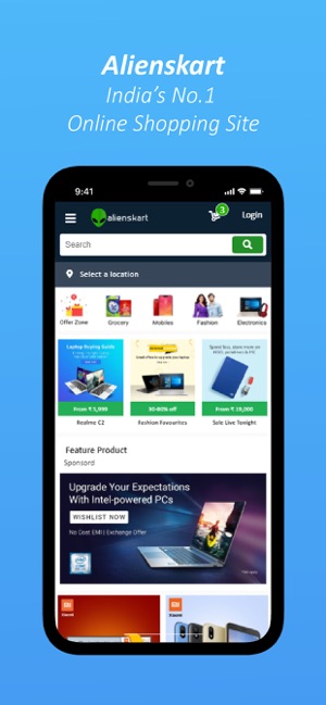 Alienskart Shopping App