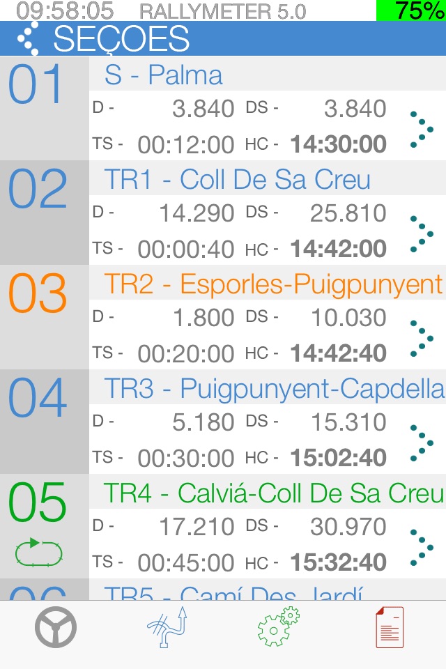 Rallymeter Basic TSD screenshot 3