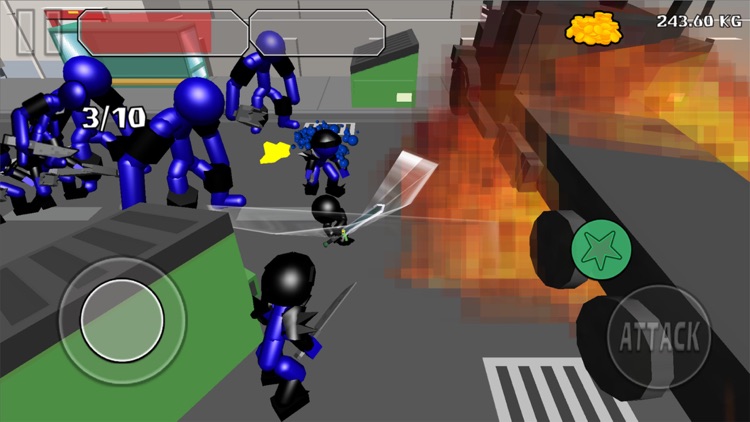 Stickman Neon Warriors: Sword Fighting: Play for free