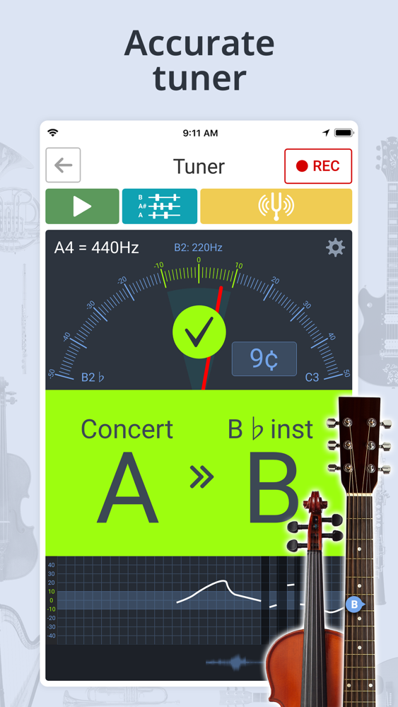 Tuner & Metronome -Soundcorset App for iPhone - Free ...