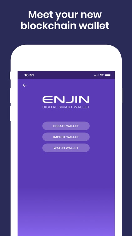 Enjin Crypto Blockchain Wallet