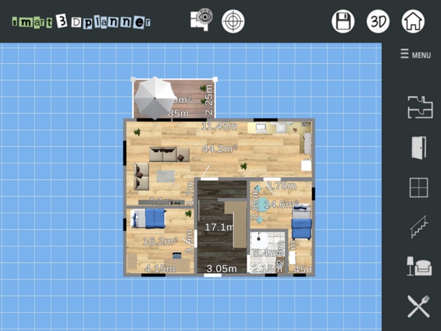Floor Plan 3D | smart3Dplanner