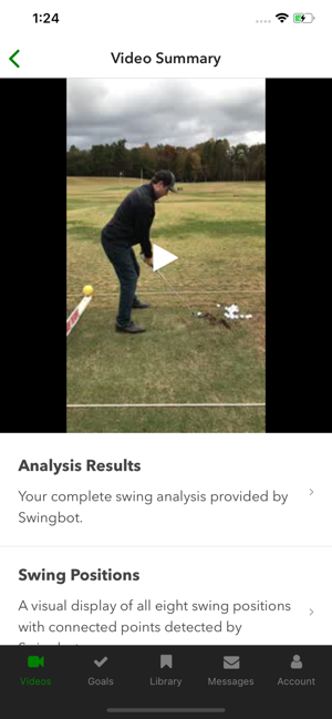 golf swing analysis apple watch