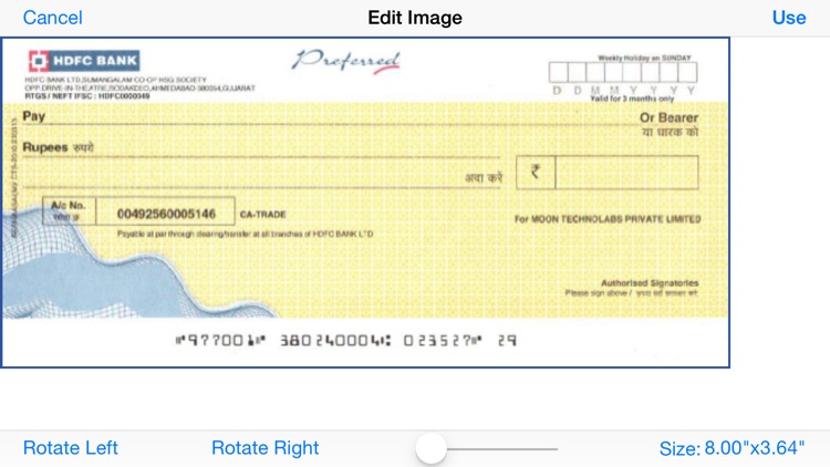 Print Cheque