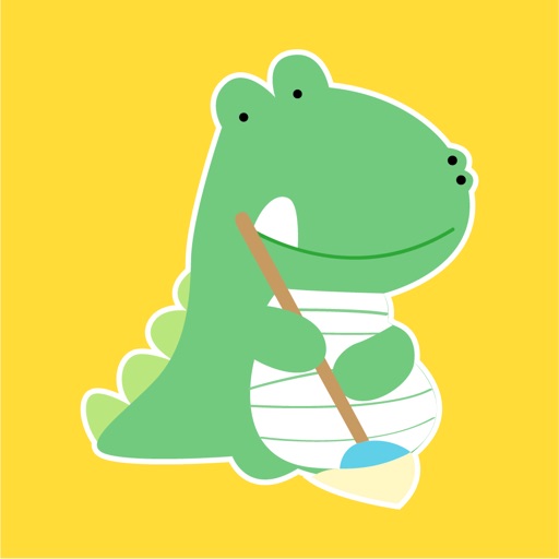 Green Crocodile Animated iOS App
