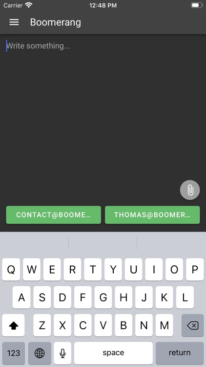 Boomerang : Email myself