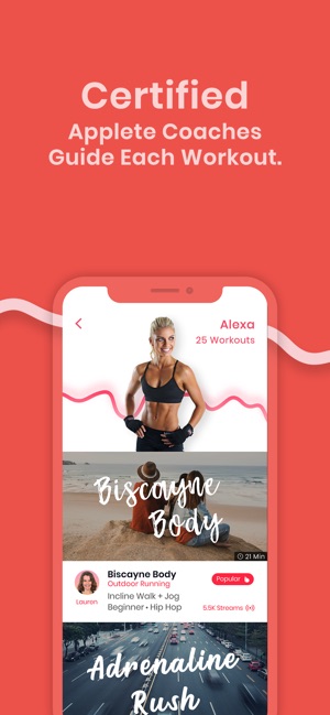 Applete: Audio Fitness Classes(圖2)-速報App